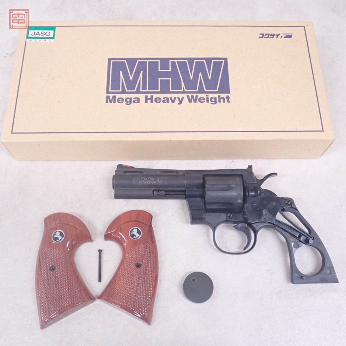 美品 コクサイ ニューコルトコンバットパイソン 3インチ MHW