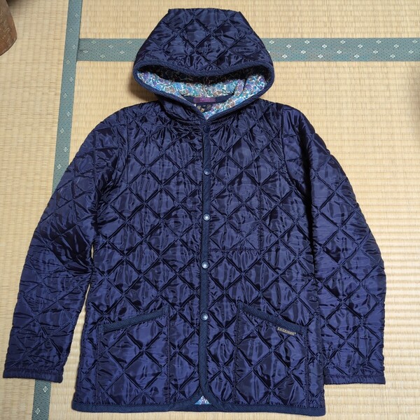 極美品 LAVENHAM CRAYDON ラベンハム クレイドン リバティ柄キルティングジャケット サイズ38