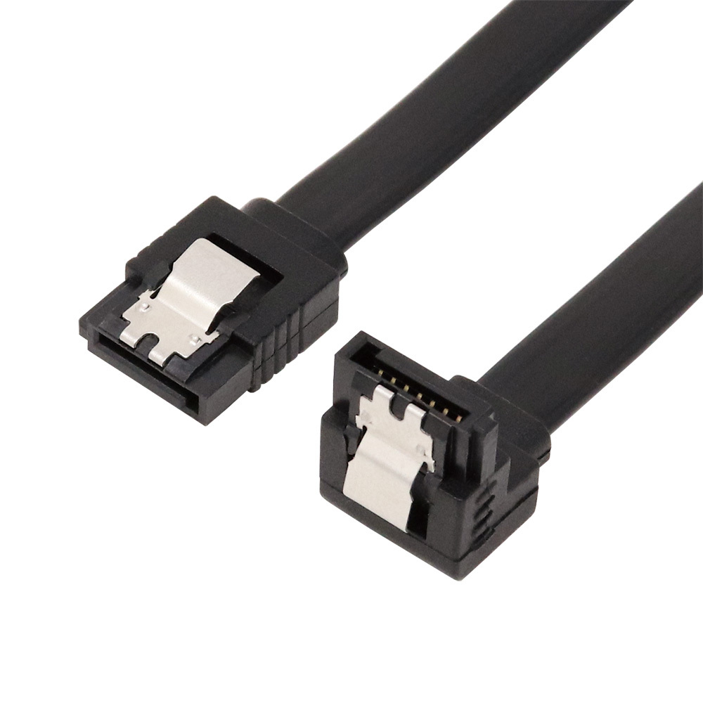 シリアルATAケーブル 45cm Ainex SAT-6145LBK ブラック 