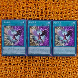 遊戯王 傷あり 3枚 竜の影光