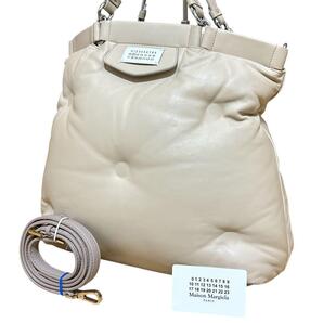 メゾンマルジェラ Maison Margiela Glam Slam グラムスラム ミディアム トートバッグ ショルダーバッグ レザー S56WC0126 NFCチップ