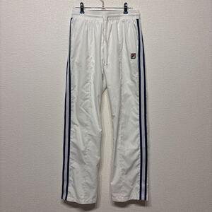 FILA フィラ テニスウェア レディース ウォームアップパンツ サイズL VL1671 ホワイト