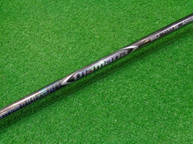 GK石川橋●186 【中古シャフト】 三菱ケミカル◆Diamana ZF60◆S◆テーラーメイド用スリーブ付き◆44.5インチ◆ドライバー用◆