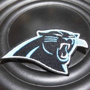 黒空 黒豹◆新品NFLカロライナ・パンサーズ Carolina Panthers刺繍ワッペン◆アメリカ スポーツ◎アメフト アメリカンフットボール