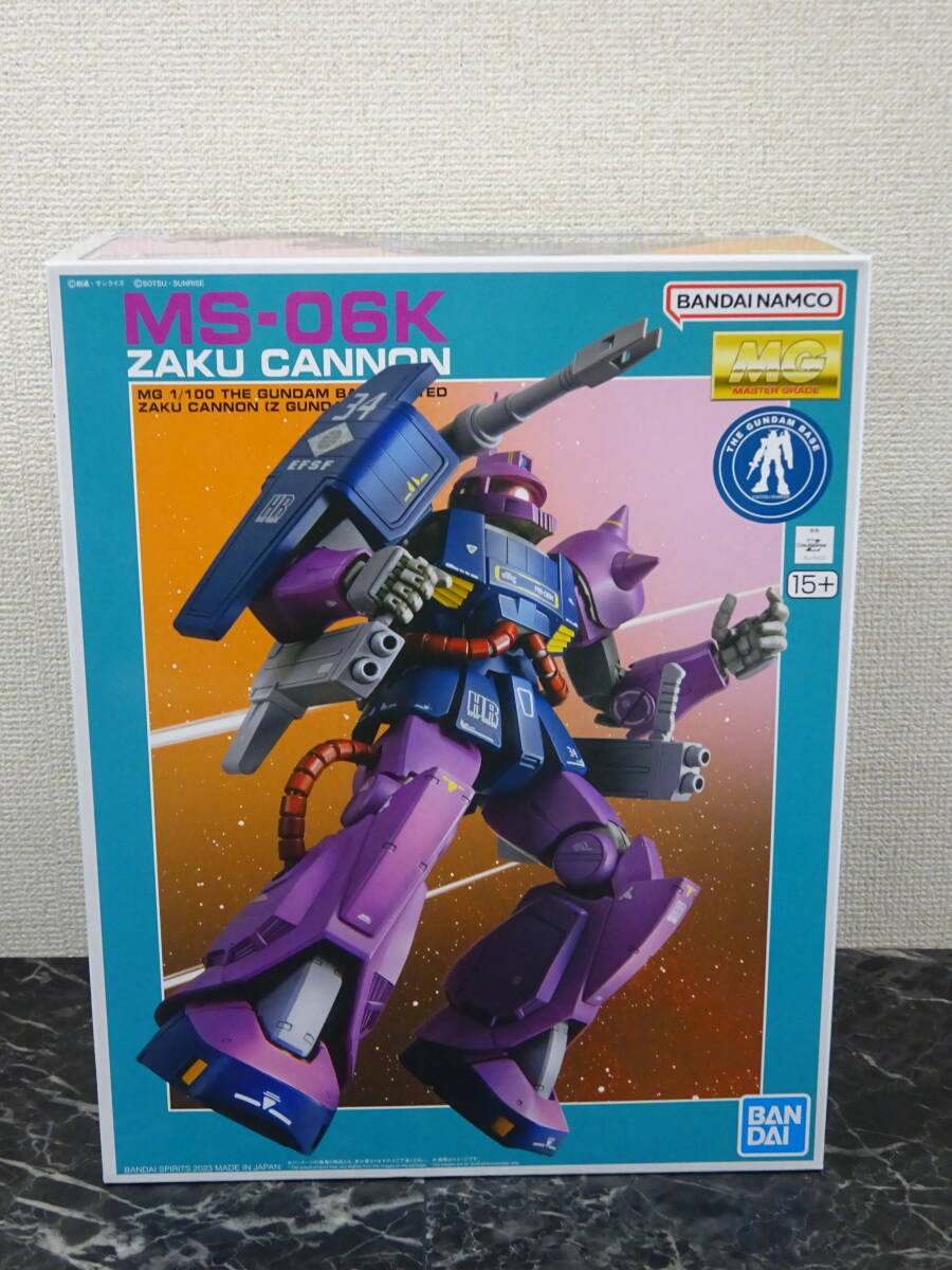 機動戦士zガンダム　ガンプラ mg ザクキャノン 内袋未開封　未組立 限定ガンプラ「MG ザクキャノン（ZガンダムVer.）」の詳細公開
