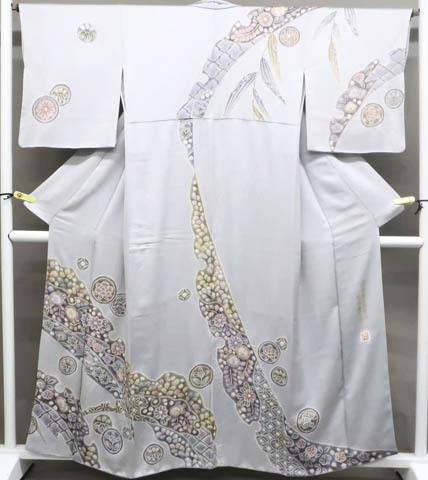 Yahoo!オークション -「着物 作家 落款」(訪問着) (女性和服 Yahoo!オークション -「着物 作家 落款」(訪問着) (女性和服