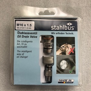 MV AGUSTA用 STAHLBUS エンジンオイル簡易交換ドレインボルト M16x1.5