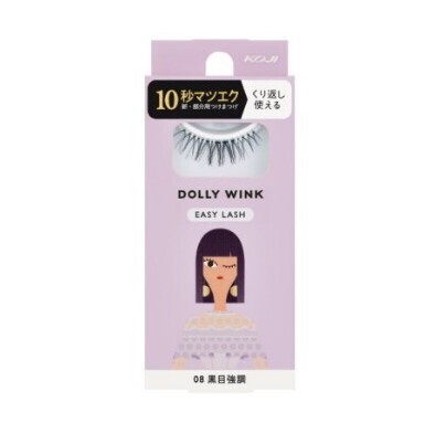 未開封 新品 ドーリーウインク DOLLY WINK アイラッシュ EYELASHES 08 黒目強調 10秒マツエク 新 部分用つけまつげ くり返しコ使用可能