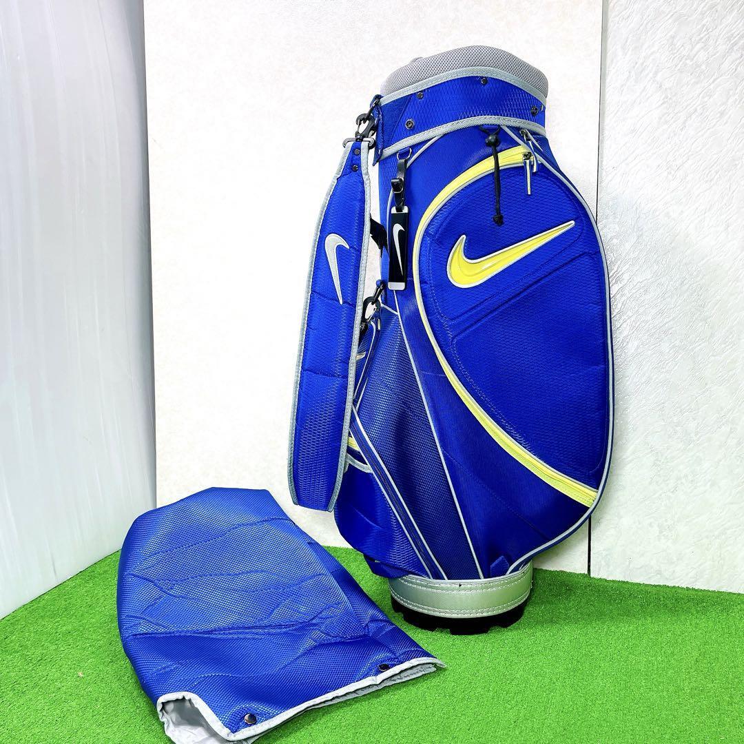 レア NIKE GOLF・キャディーバッグ ブルー 入手困難 極美品 レア NIKE GOLF・キャディーバッグ ブルー 入手困難 極美品