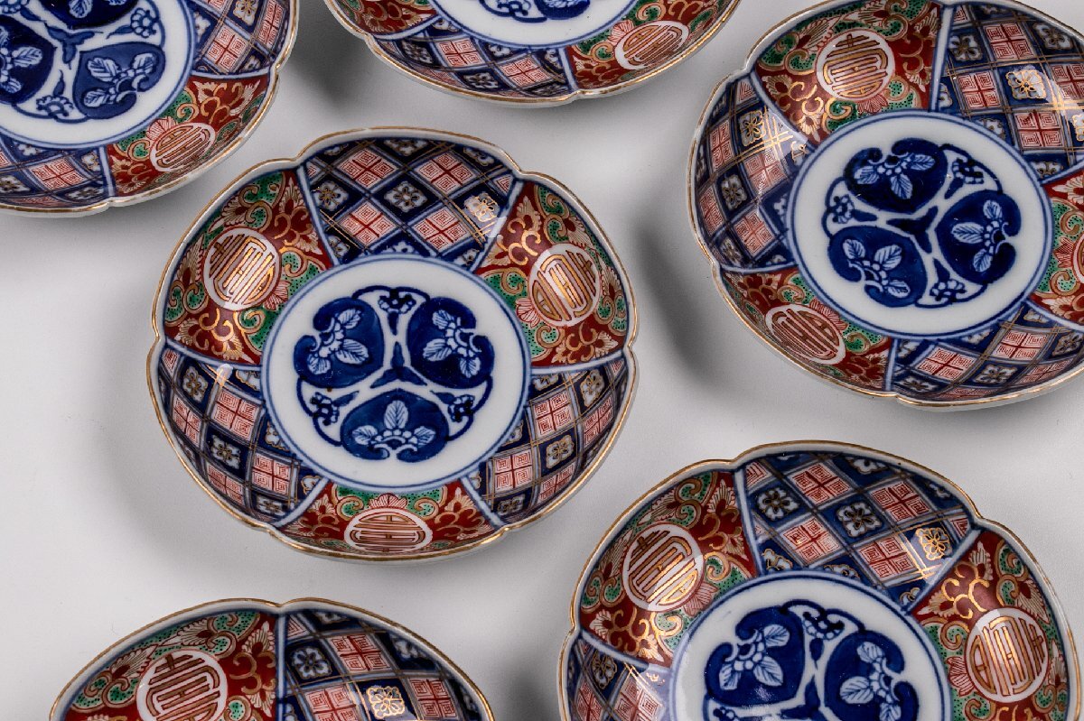 【時代古作品】明治時代　大樋焼　見込みに【寿】字　小皿　菓子皿　5客　茶道具 時代古作品】明治時代 大樋焼 見込みに【寿】字 小皿 菓子皿 5客