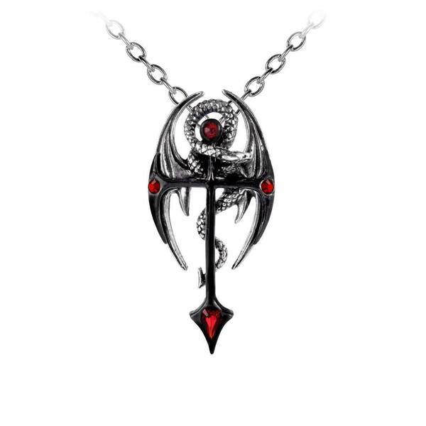 ALCHEMY GOTHIC: Draconkreuz Pendant 龍十字架