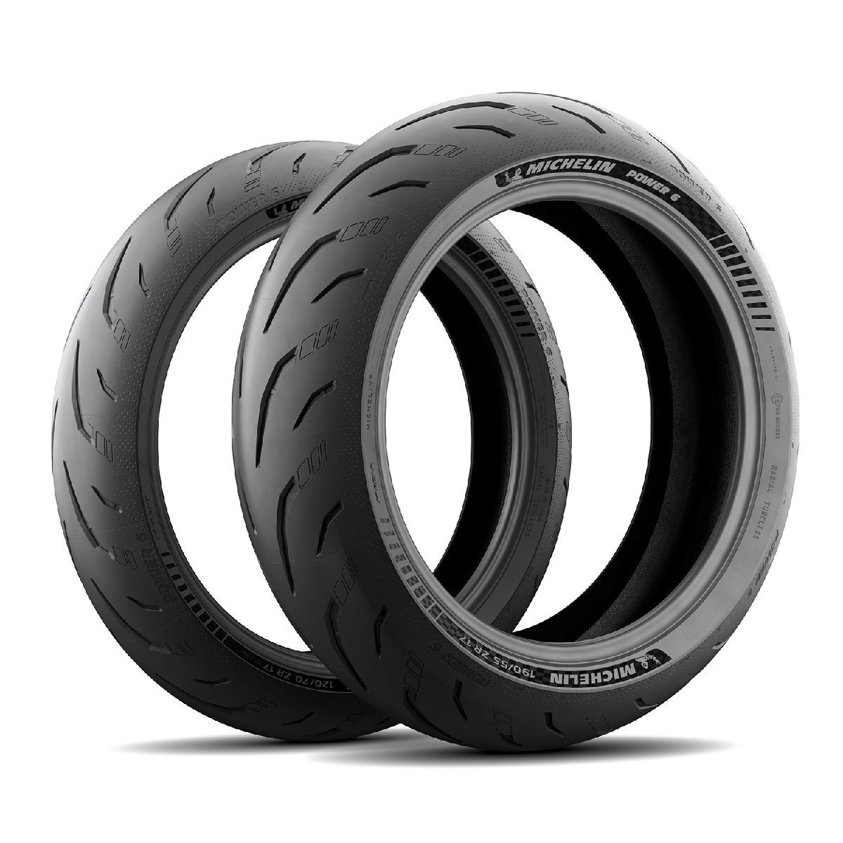 ◇未使用新品 MICHELIN POWER6 ミシュラン パワー6 110/70ZR17 54W & 140/70ZR17 66W 前後セット YZF-R25 CBR250RRなどに