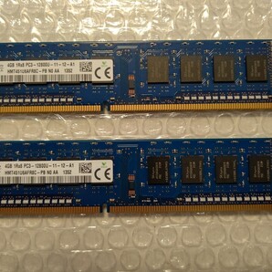 【中古品】DDR3-12800 DDR3-1600 4GB 2枚セット -274
