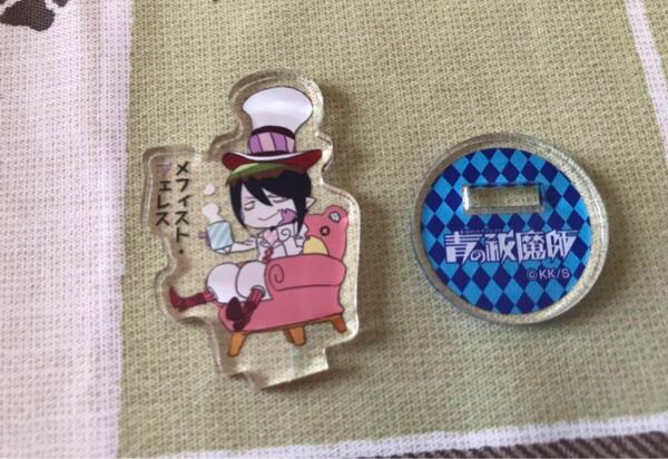 未使用 青の祓魔師 アクリルminiフィギュア メフィストフェレス メフィスト アクリルスタンド アクスタ