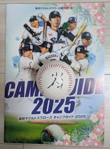《送料無料》ヤクルトスワローズ 29 小川泰弘 直筆サインボール 沖縄キャンプ