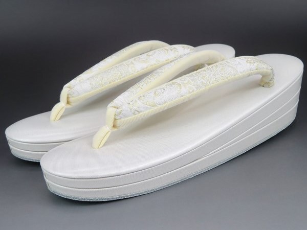 【 京都 銘織つづれ錦 】 草履 Lサイズ (訳) 新品 サンプル品