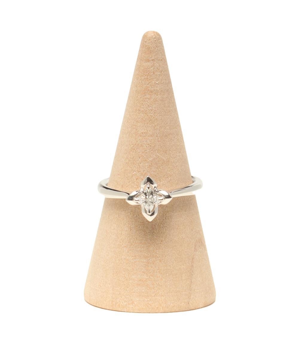 美品 Lili リング 指輪 Pt950 ダイヤ0.200ct レディース SIZE 10号 リリー