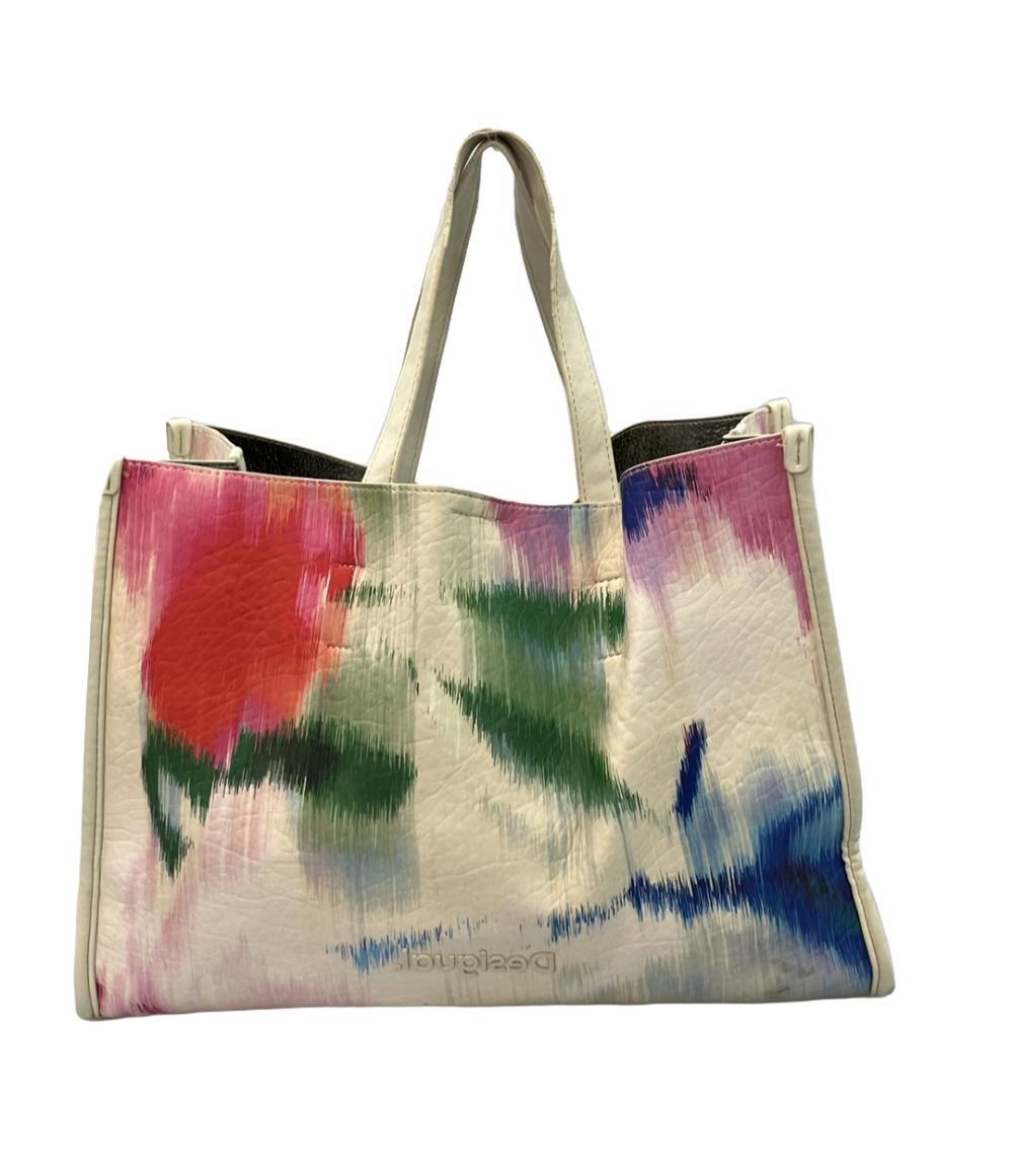 Amazon | Desigual リバーシブル ドロップレット トートバッグ L
