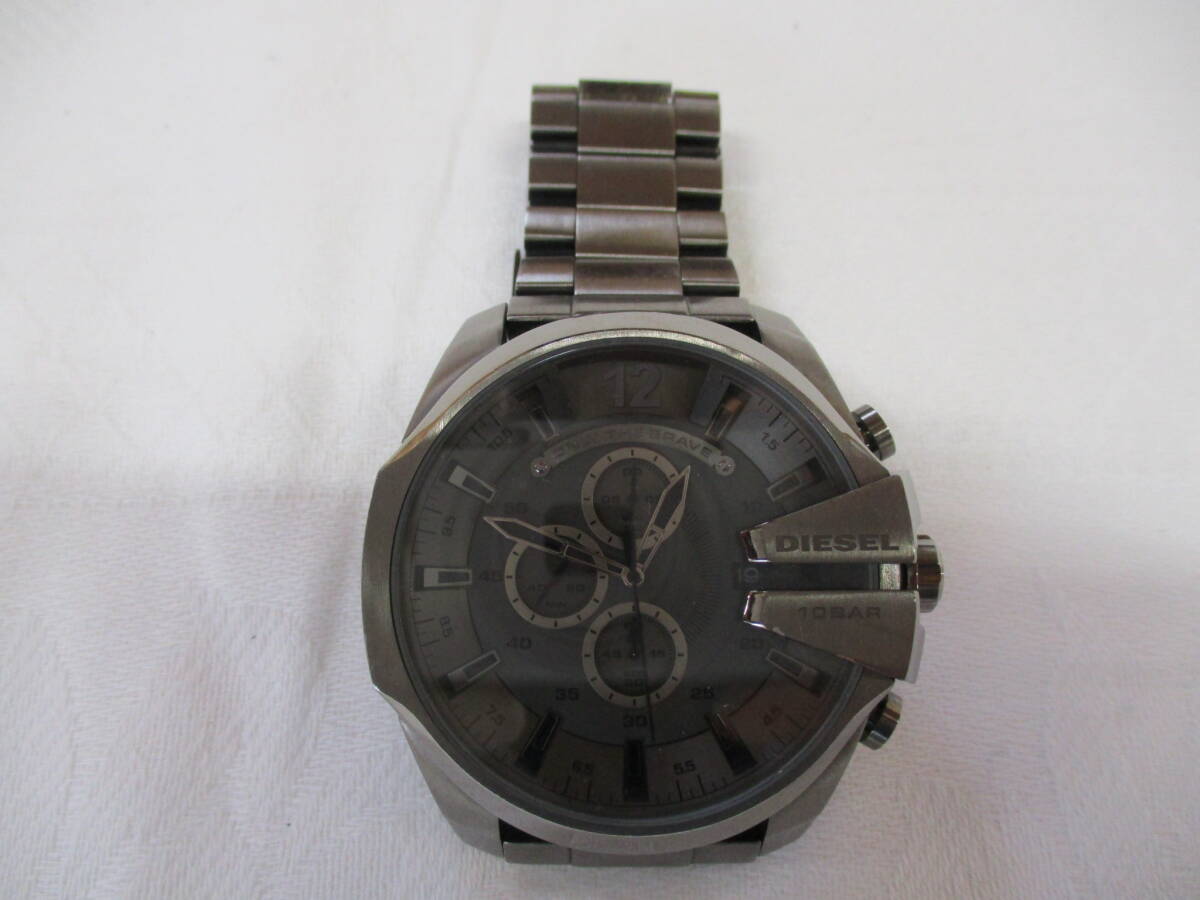 Diesel “Only The Brave” 10 Bar Mens Watch Stainless Steel DZ