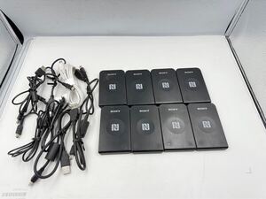 ◆02166) 中古 SONY 非接触ICカードリーダー ライター RC-S380  USBケーブル付 動作OK 8個セット (子2)