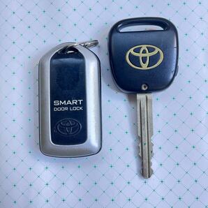 ⑩トヨタ TOYOTA スペアキー 鍵 Smart door lock スマートキー リモコンキー 中古 セット
