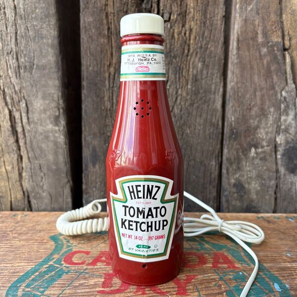 【1980s vintage】HEINZ TOMATO KETCHUP phone ハインツ ケチャップ 電話機 ビンテージ