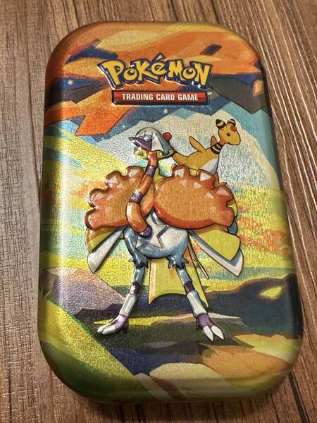 海外限定 ポケモン クエスパトラ デンリュウ ミニ 缶