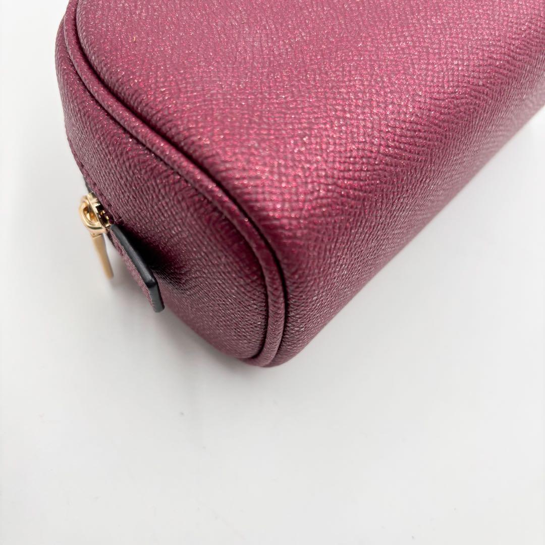 現行未使用に近い コーチ COACH ポーチ CF463 メタリック ピンク 現行未使用に近い コーチ COACH ポーチ CF463 メタリック ピンク