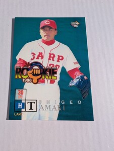 rookie карта! Hiroshima Toyo Carp шар дерево -слойный самец 1996BBM469