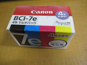 未使用●Canon インク BCI-7e (奨励使用期限切れ) iP4100 iP5200R iP6100D iP8100 MP500