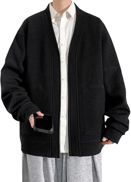 カーディガン メンズ コート ジャケット XL