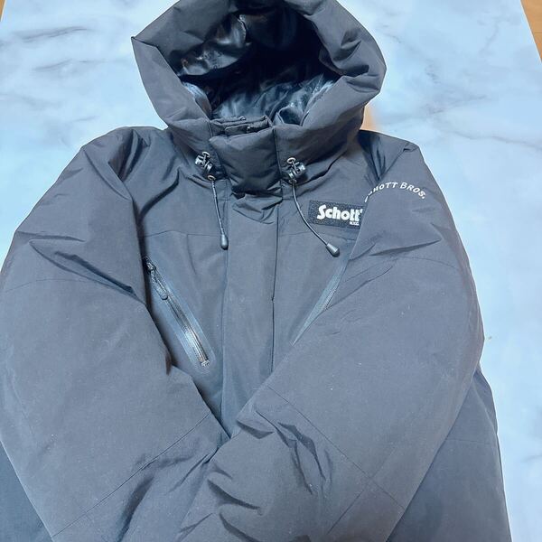 メンズ Lサイズ Schott ダウンジャケット 美品