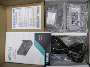 未使用、長期保管 BLACK BOX ServSwitch WIZARD EXTENDER Kit ACU5010A PS/2 KVM EXTENDER 延長器 ②