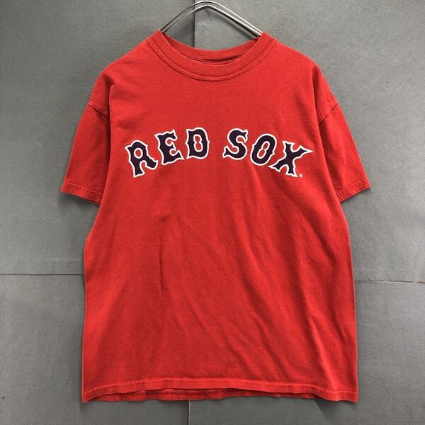 MLB レッドソックス 半袖Tシャツ メンズM 短丈