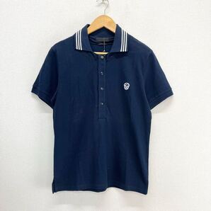 未使用 Alexander McQUEEN アレキサンダーマックイーン 半袖ポロシャツ コットン ワンポイント XS 10116613