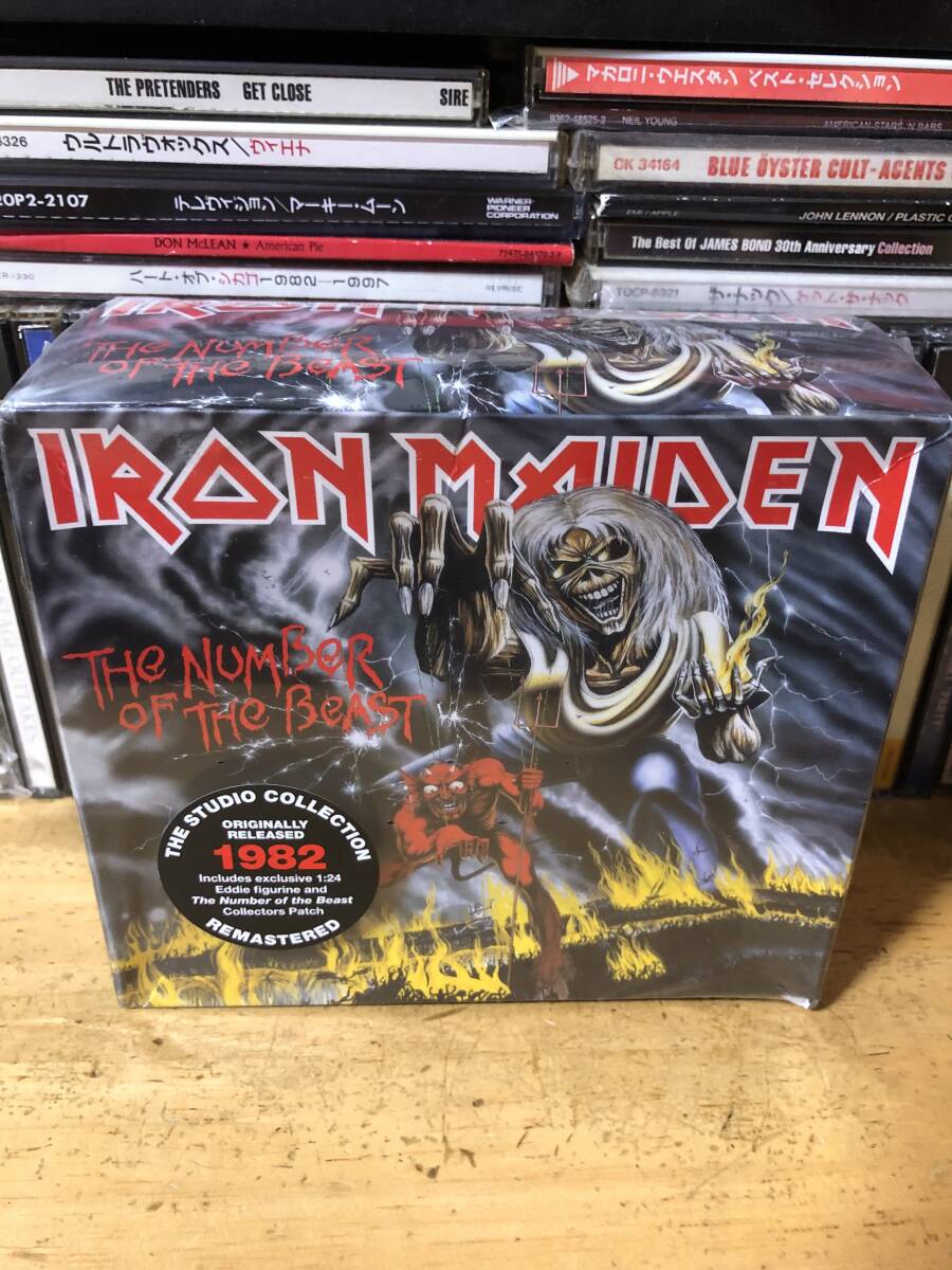 新品未開封品/限定盤/CD➕フィギュア➕パッチBOX］ IRON MAIDEN