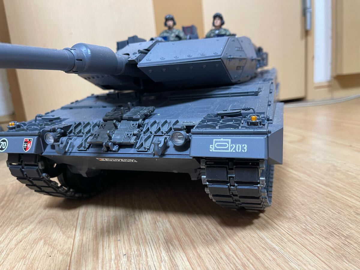 田宮ラジコンレオパルド タミヤ 1/16 RCタンクシリーズ ドイツ レオパルト2A6 フル