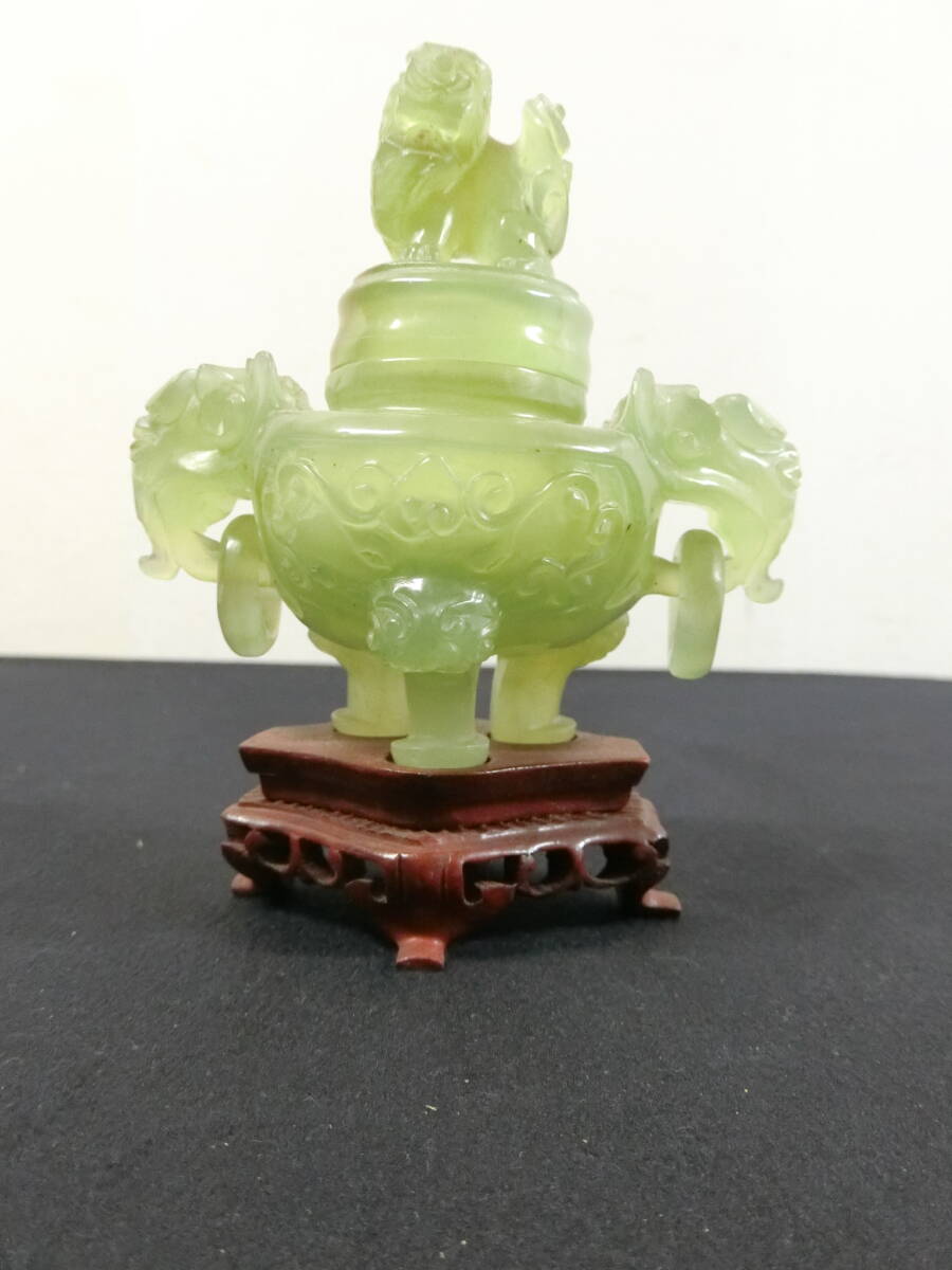 Yahoo!オークション -「翡翠 香炉」(彫刻、オブジェ) (美術品)の Yahoo!オークション -「翡翠 香炉」(彫刻、オブジェ) (美術品)の