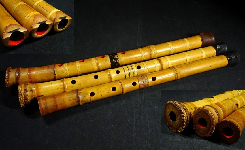 尺八 琴古流 晴邦銘 竹製 54cm