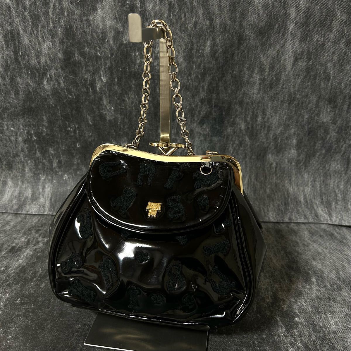 ANNA SUI アナスイ エナメル トート バッグ 黒 A4可 大容量 Yahoo!オークション -「アナスイ バッグ エナメル」の落札相場