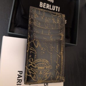 Berluti ベルルッティ カードホルダー カードケース 特注 黒緑金