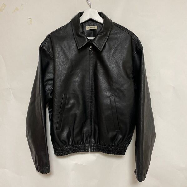 FREAK'S STORE フリークスストア リラックスフィット ジップアップ スタンドカラーブルゾンS ブラック 中古