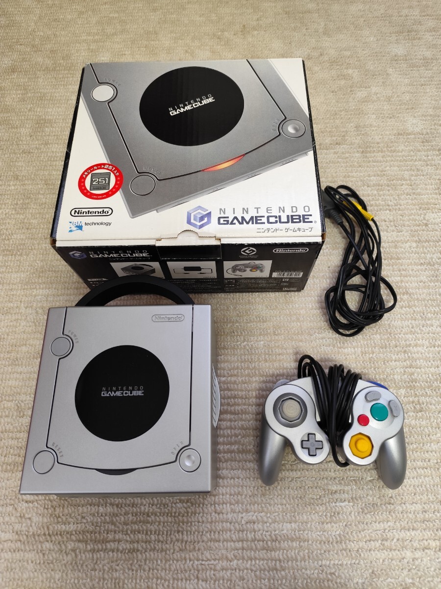 美品 ゲームキューブ コントローラー クリア 後期型 GC 任天堂