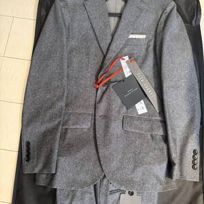 ★ABAHOUSE【FLEX】未使用セットアップ 44サイズ S~M ストレッチ ジャケット パンツ スーツ クロップド★