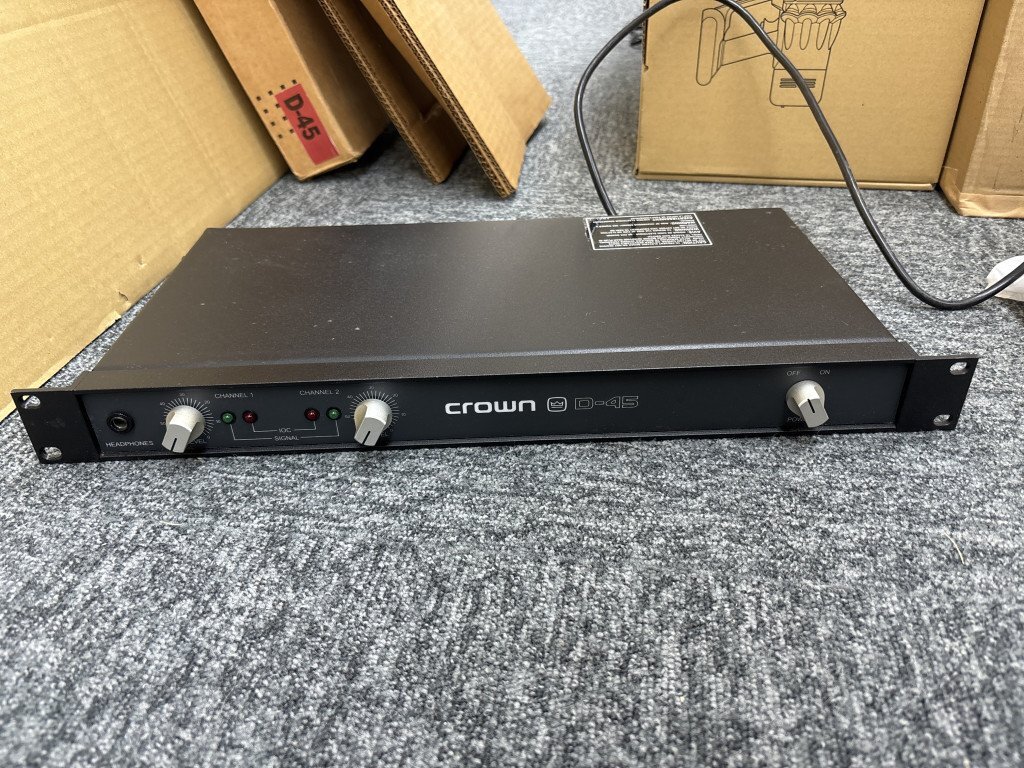 Yahoo!オークション -「クラウンd-45」(オーディオ機器) の落札 Yahoo!オークション -「クラウンd-45」(オーディオ機器) の落札