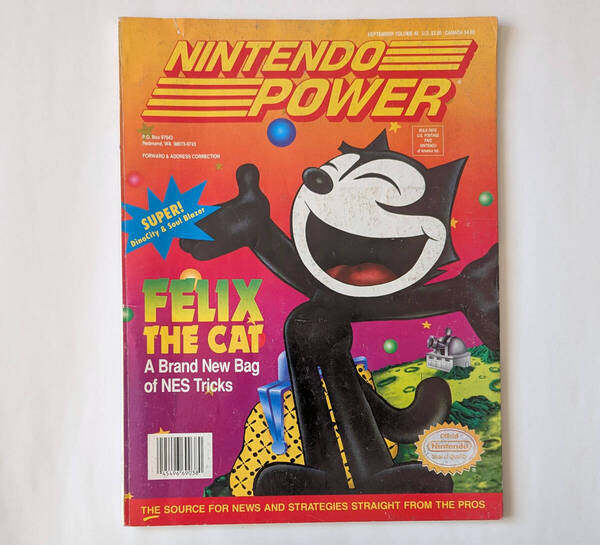 北米版 クラブ ニンテンドーパワーNo.40 1992年 9月号 ★ Nintendo Power Vol. 40 FELIX SEPT 1992
