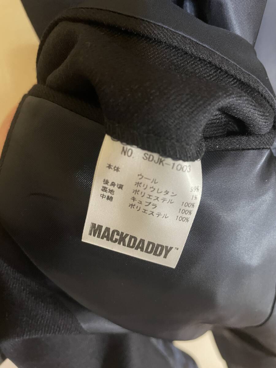 MACKDADDY / SEDATE / ジャケット / キルティング / ウール / Mサイズ / ネイビー / マックダディー / 未使用新品 MACKDADDY / SEDATE / ジャケット / キルティング / ウール / Mサイズ / ネイビー / マックダディー / 未使用新品