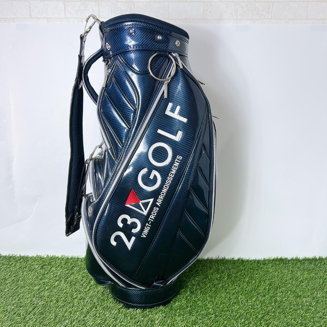 ONWARD オンワード 23区GOLF ゴルフ キャディバッグ エナメル ONWARD オンワード 23区GOLF ゴルフ キャディバッグ エナメル