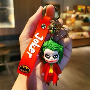【新品】JOKER ジョーカー アメコミ キーホルダー 赤