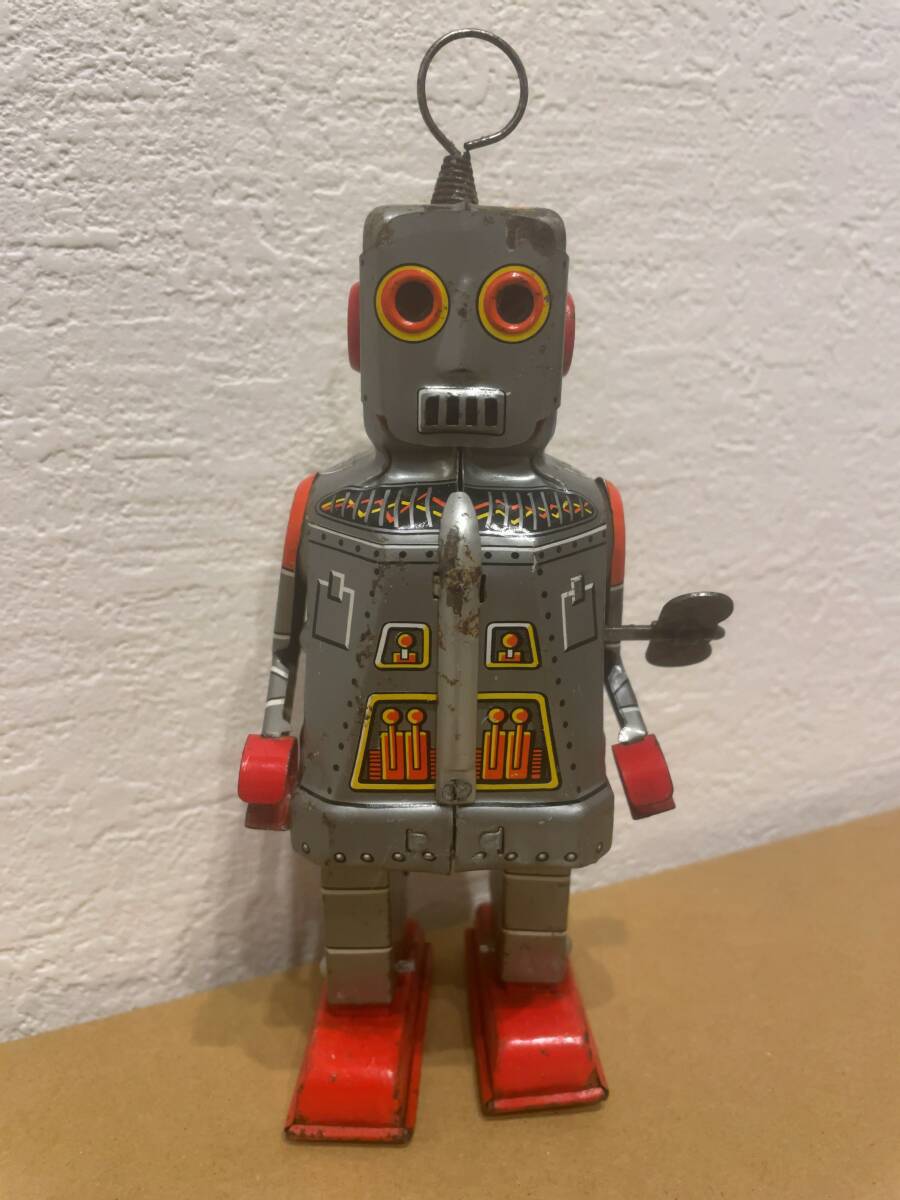 Yahoo!オークション -「スパーキーロボット」(ロボット) (ブリキ Yahoo!オークション -「スパーキーロボット」(ロボット) (ブリキ